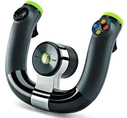 ORGINAL XBOX 360 WIRELESS SPEED WHEEL/BLACK